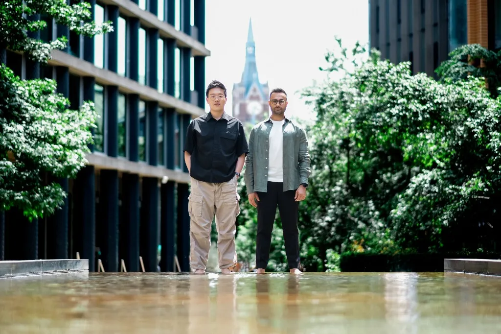 Zaro.ai Founders - Michael Bajwa & Qian Zheng photographed by Dan Taylor