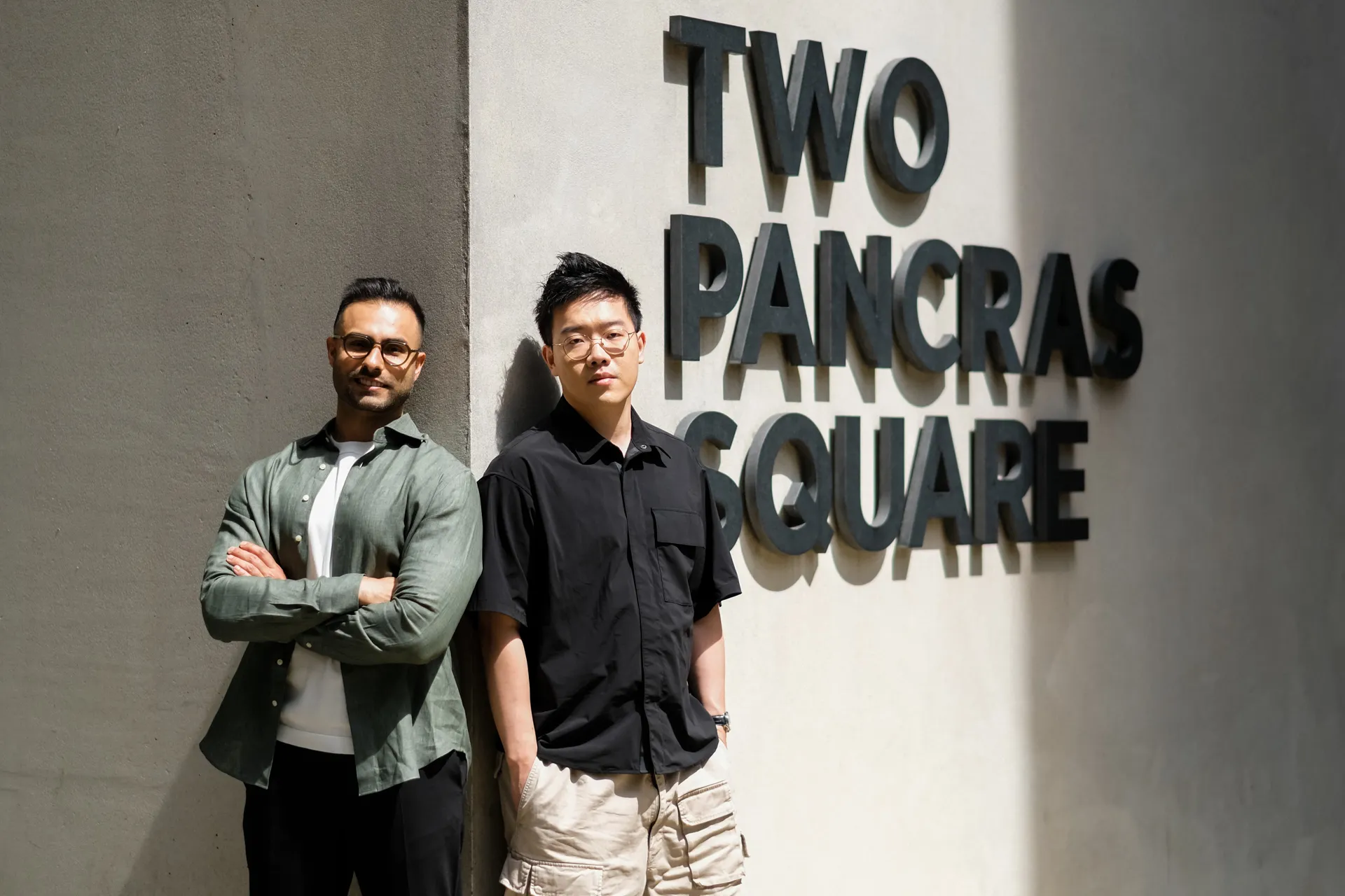 Zaro.ai Founders - Michael Bajwa & Qian Zheng photographed by Dan Taylor